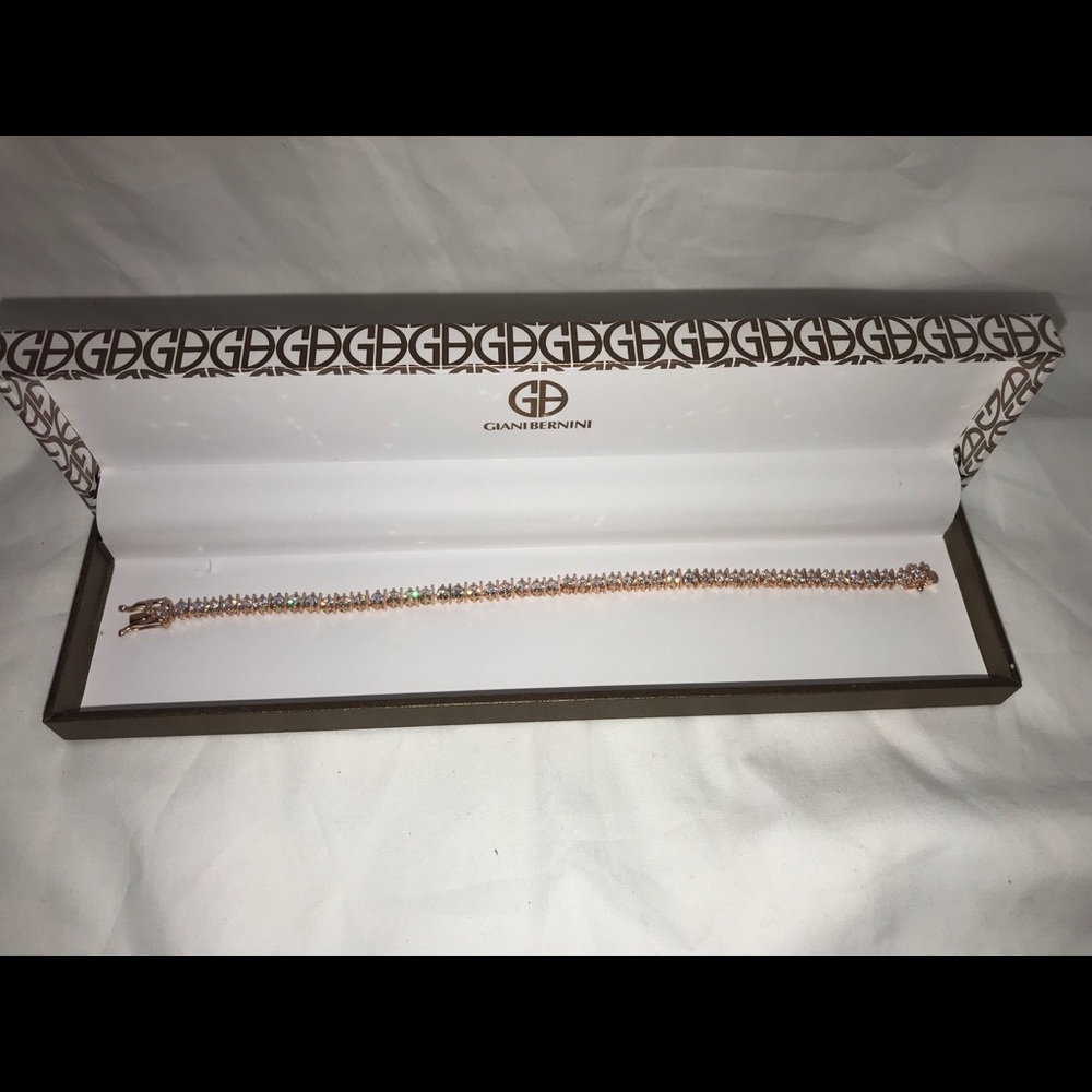 Gianni Bernini Rose Gold Diamond Bracelet
